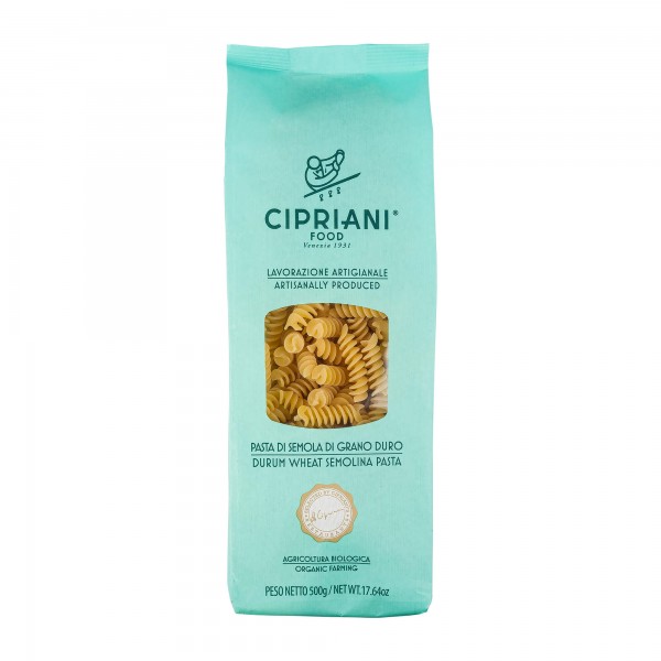 Cipriani Nudeln | Bio Fusilli | Hartweizen Pasta