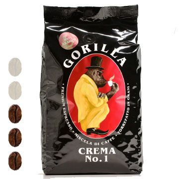 Gorilla Kaffee | Crema No. 1 | Schwarz | 1kg