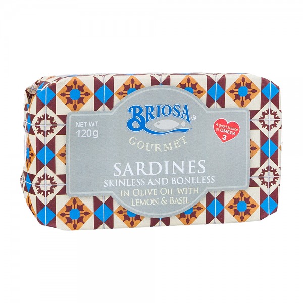 Briosa | Sardinen mit Zitrone | ohne Gräten 